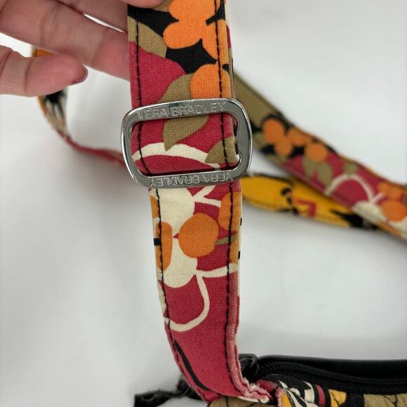 Vera Bradley Crossbody Bag Bittersweet Orange Pink Shoulder Handbag Quilted - Picture 4 of 12